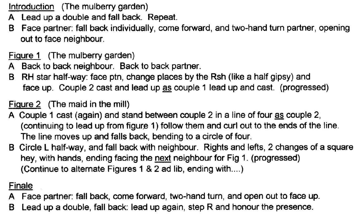 Mulberry Maid, The (dance)